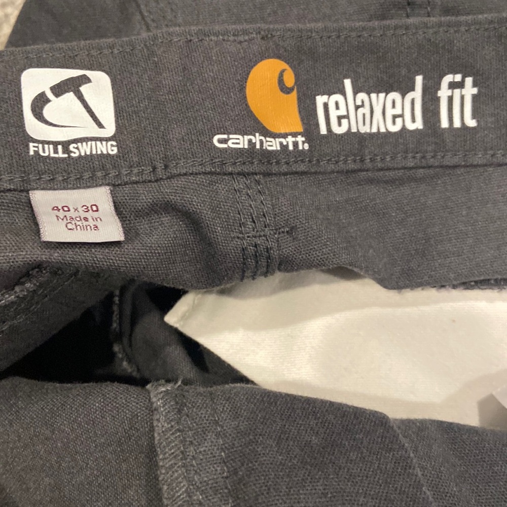 NWOT carhartt full swing relaxed fox 40x30 - Picture 3 of 12